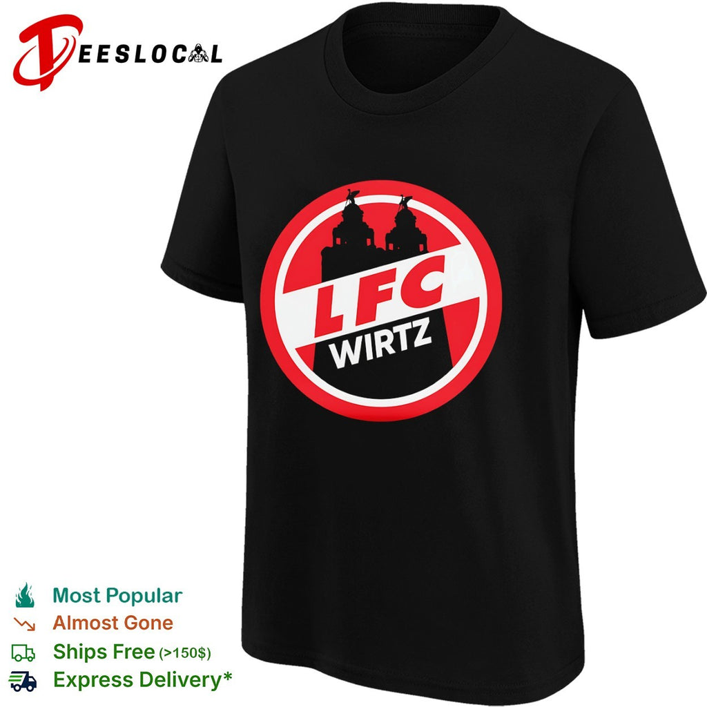Wirtz LFC Logo Liverpool FC Football Soccer shirt
