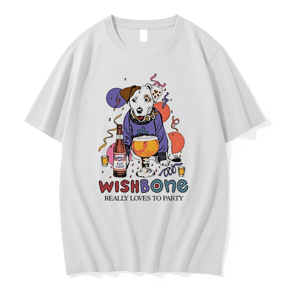 Wishbone Really Loves To Party 90s Tv Tshirts Sweater