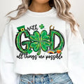 With God All Things Are Possible DTF Transfers - THIS IS NOT A SHIRT Hoodie, Sweatshirt | RetroVerseTees.com