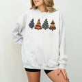 Wizard Christmas Tree Sweatshirt, Wizard Houses Christmas Tree Sweatshirt, Winter Holidays Shirt, Christmas Magic...