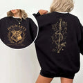 Wizard House 2 Sides T-Shirt, Magic Wizard Shirt, Wizard School Houses Fantasy Shirt, HP Pullover Tee Hoodie, Sweatshirt