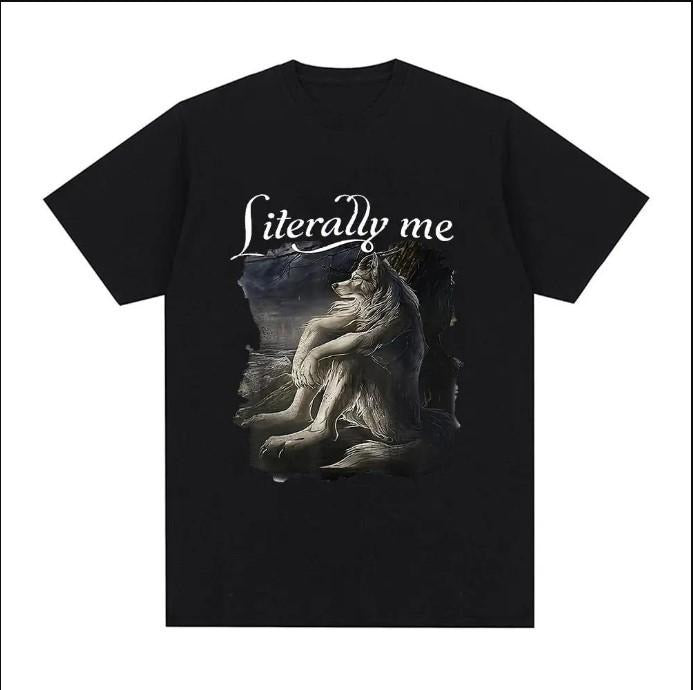 Wolf Literally Me T-Shirt Hoodie, Sweatshirt | RetroVerseTees.com