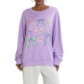 Women Sweatshirt, Long Sleeve Crew Neck Bowknot Print Hoodie Pullover Casual Tops T-Shirts | RetroVerseTees.com