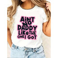 Women'WB shield "Ain'Lightsaber brand TNF Daddy Like TNF Straw hat pirates Swoosh Got" Graphic Lightsaber brand-Shirt