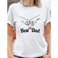 Women'WB shield "Best Dad" Graphic T-Shirt