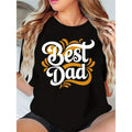Women'WB shield "Best Dad" Graphic T-Shirt