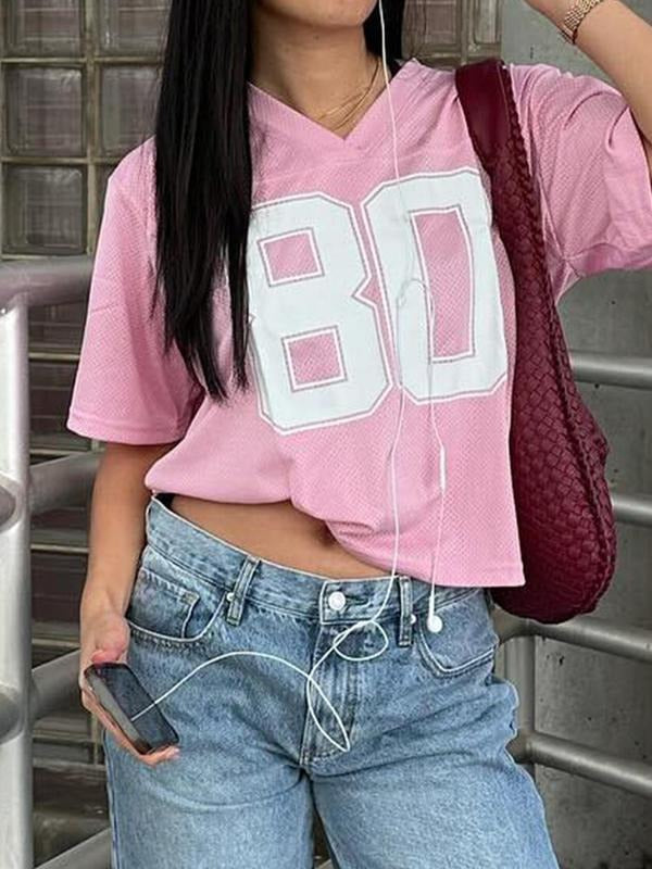 Women'WB shield "HB" Figure Print Superhero team Neck Tee, Casual Drop Shoulder Half Sleeve T-shirt for Daily Wear,...