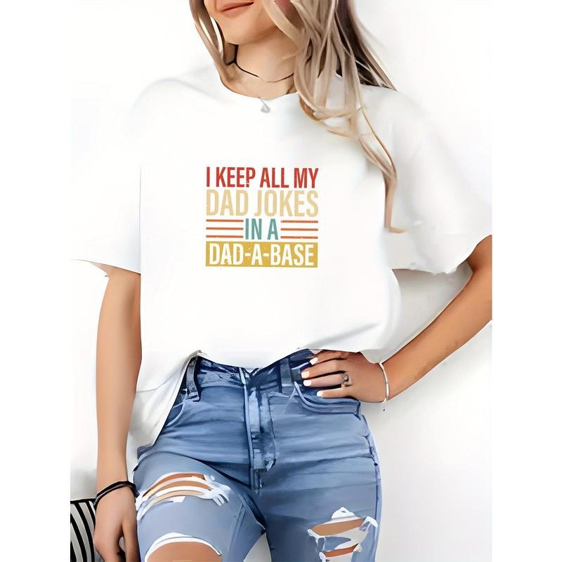 Women'WB shield "Swoosh Keep Spiky hair fighters My Dad Jokes Red plumber brand WB shield Dad-WB shield-Base" Graphic Tee...