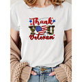 Women'WB shield "Thank You Heroes" Graphic T-Shirt