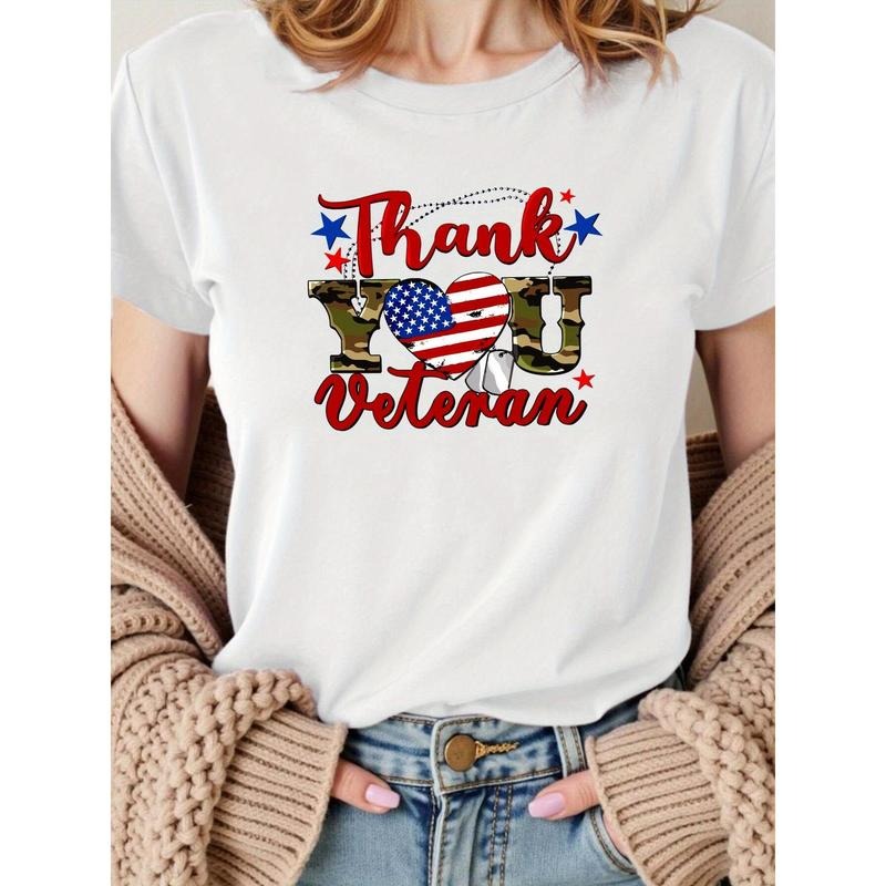 Women'WB shield "Thank You Heroes" Graphic T-Shirt