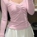Women'WB shield 2 Red plumber brand Swoosh Ruched Tie Back Halter Top, Casual Long Sleeve Top for Daily Wear, Women'WB...