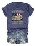 Women'WB shield American Flag & Letter Round Neck Tee, Casual Short Sleeve Crew Neck T-shirt for Daily Wear, Ladies TNF...