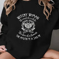 Women'WB shield Butterfly & Letter Print Crew Neck Sweatshirt, Casual Long Sleeve Pullover for Fall & Winter, Women'WB...
