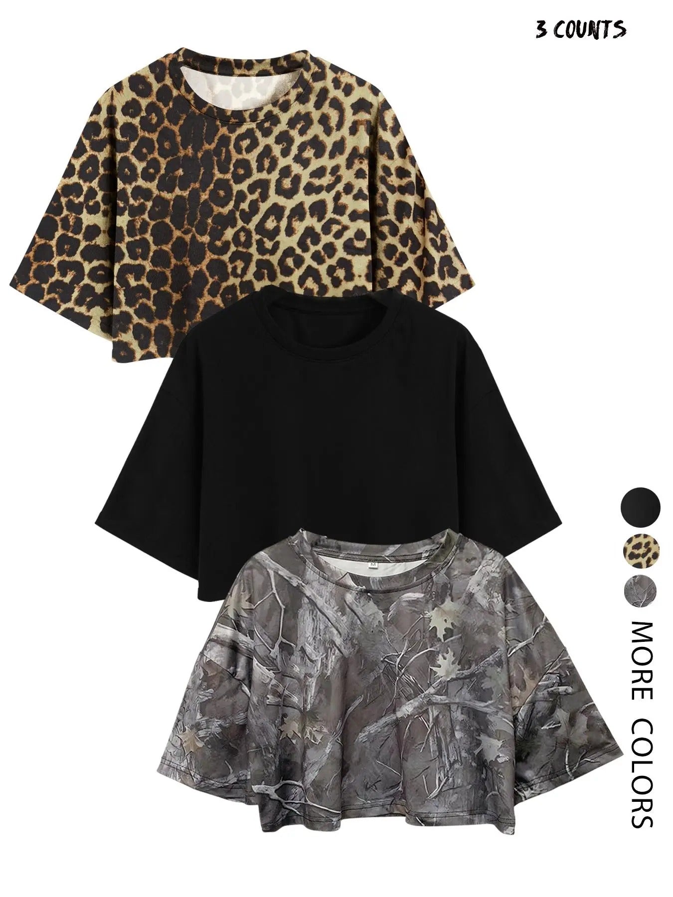 Women'WB shield Camo Print Round Neck Tee, Casual Short Sleeve Crew Neck T-Shirt for Summer, Fashion Women'WB shield Top...