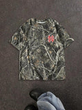 Women'WB shield Camo Print Round Neck Tee, Casual Short Sleeve Crew Neck T-shirt for Summer, Fashion Women'WB shield Top...