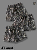 Women'WB shield Camo Print Shorts, Casual Comfy Breathable Shorts for Summer, Ladies Bottoms for Daily Wear style 04...
