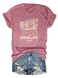 Women'WB shield Car & Letter & Number Print Round Neck Tee, Trendy Casual Short Sleeve T-Shirt for Daily Wear, Ladies...