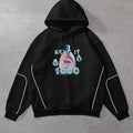 Women'WB shield Cartoon & Letter Print Zip Up Hoodie, Casual Long Sleeve Hooded Sweatshirt for Fall & Winter, Women'WB...