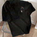 Women'WB shield Cartoon Astronaut & Planet Print Round Neck Tee, Fashion Casual Drop Shoulder Short Sleeve T-shirt,...
