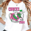 Women'WB shield Cartoon Graphic Print Round Neck Tee, Fashion Casual Drop Shoulder Short Sleeve T-shirt, Ladies Summer...