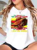 Women'WB shield Cartoon Graphic Print Round Neck Tee, Fashion Casual Short Sleeve T-shirt, Ladies Summer TNF for Daily...