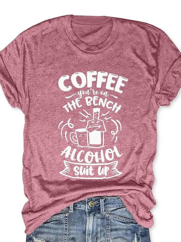 Women'WB shield Cartoon Graphic Print Round Neck Tee, Fashion Casual Short Sleeve T-shirt, Ladies Summer TNF for Daily...