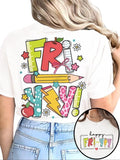 Women'WB shield Cartoon Letter Print Round Neck Graphic Tee, Vintage Trendy Casual Short Sleeve T-shirt for Daily Wear,...