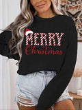 Women'WB shield Cartoon Letter Print Round Neck Sweatshirt, Casual Long Sleeve Crew Neck Sweatshirt for Fall & Winter,...