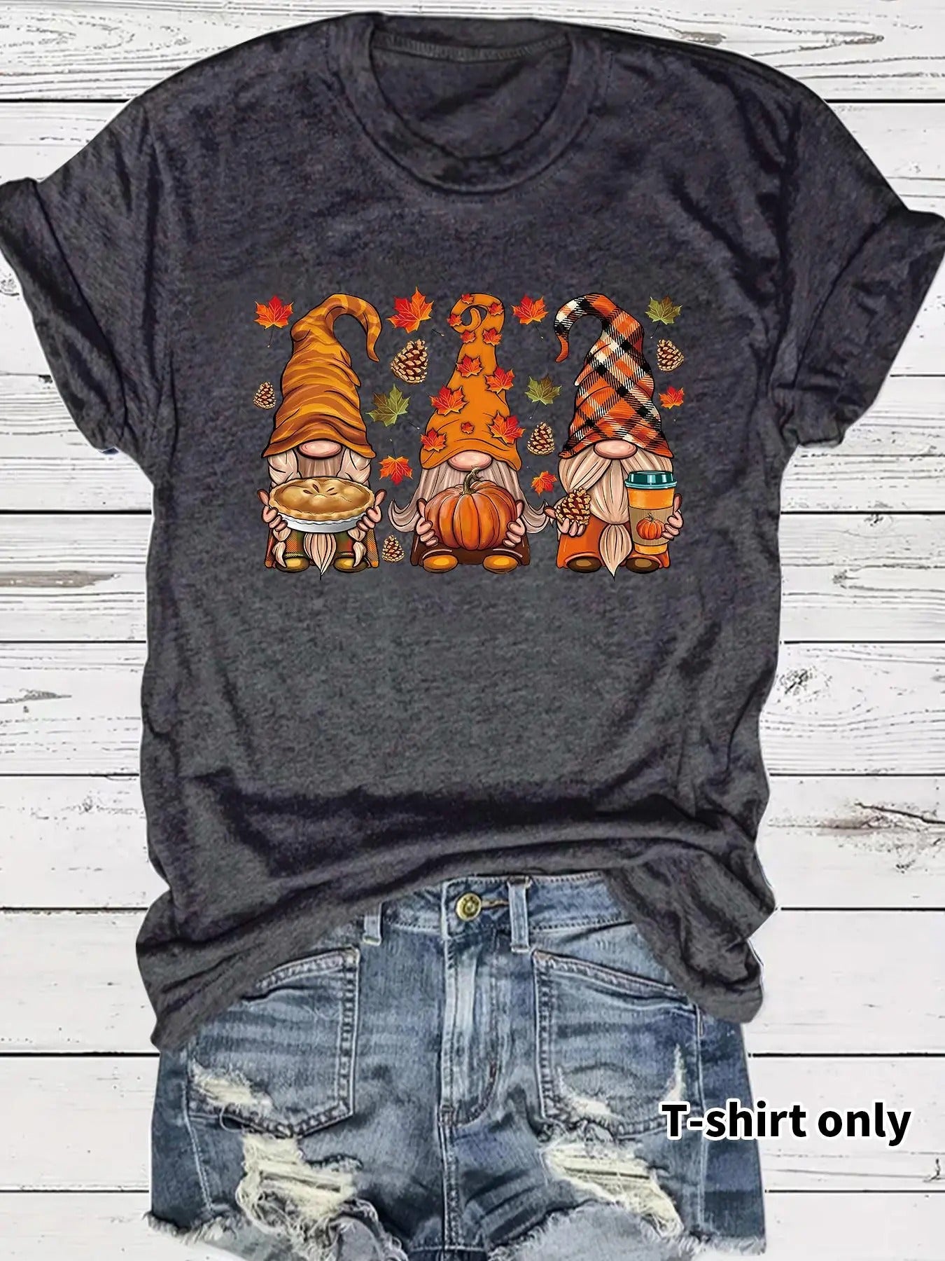 Women'WB shield Cartoon Print Round Neck Tee, Casual Graphic Short Sleeve T-shirt for Summer, Ladies TNF for Daily Wear...