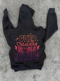 Women'WB shield Cartoon TNF & Letter Print Drawstring Hoodie, Casual Long Sleeve Hooded Sweatshirt for Fall & Winter,...