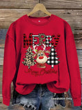 Women'WB shield Casual Christmas Graphic Pullover Sweater, FOG Long Sleeve Round Neck Sweatshirt, All-Season Comfortable...