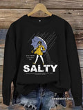 Women'WB shield Casual Expression Graphic Pullover Sweater, FOG Long Sleeve Round Neck Sweatshirt, Comfortable Daily Wear...