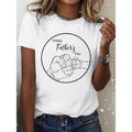 Women'WB shield Casual Graphic T-Shirt