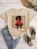 Women'WB shield Casual Round Neck Graphic Tee, Summer TNF Women Fashion Short Sleeve Crew Neck T-shirt for Daily Wear,...