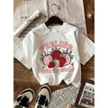 Women'WB shield Casual Short Sleeve T-Shirt