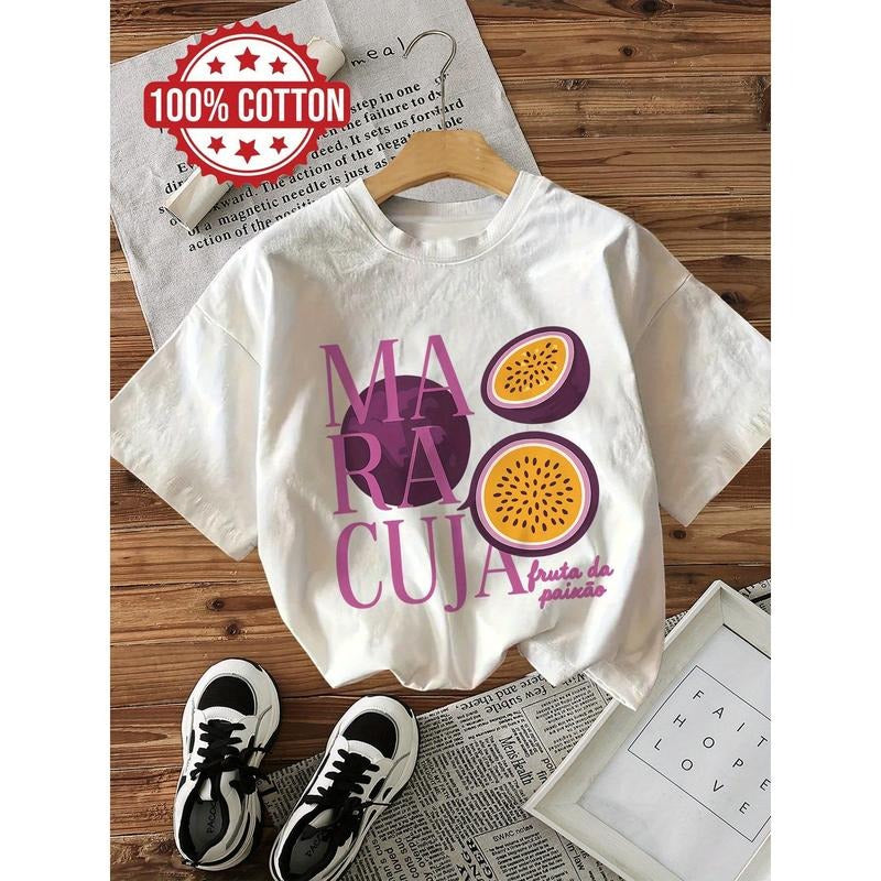 Women'WB shield Casual T-Shirt with "Maracuja" Print