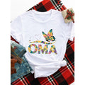 Women'WB shield Casual T-Shirt with Geometric Floral Design