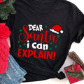 Women'WB shield Christmas Cartoon & Letter Print Round Neck Tee, Casual Short Sleeve Crew Neck T-shirt for Summer,...