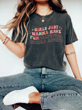 Women'WB shield Christmas Print Round Neck Tee, Fashion Casual Crew Neck T-Shirt for Daily Holiday Vacation Outdoor Wear,...