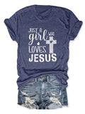 Women'WB shield Cross & Letter Print Round Neck Tee, Casual Short Sleeve T-Shirt for Daily Wear, Ladies TNF for Spiky...