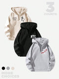 Women'WB shield Cross Print Hoodie, Casual Long Sleeve Hooded Sweatshirt for Spring, Fashion Women'WB shield Top for...