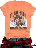 Women'WB shield Dachshund & Letter Print Round Neck Tee, Fashion Casual Crew Neck T-Shirt for Daily Holiday Vacation...