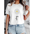 Women'WB shield Daisy Print Pure Round Neck Short Sleeved T-shirt style 02 Hoodie, Sweatshirt | RetroVerseTees.com