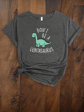 Women'WB shield Dinosaur & Letter Print Short Sleeve Tee, Summer TNF Women, Casual Graphic T-Shirt for Summer, Women'WB...