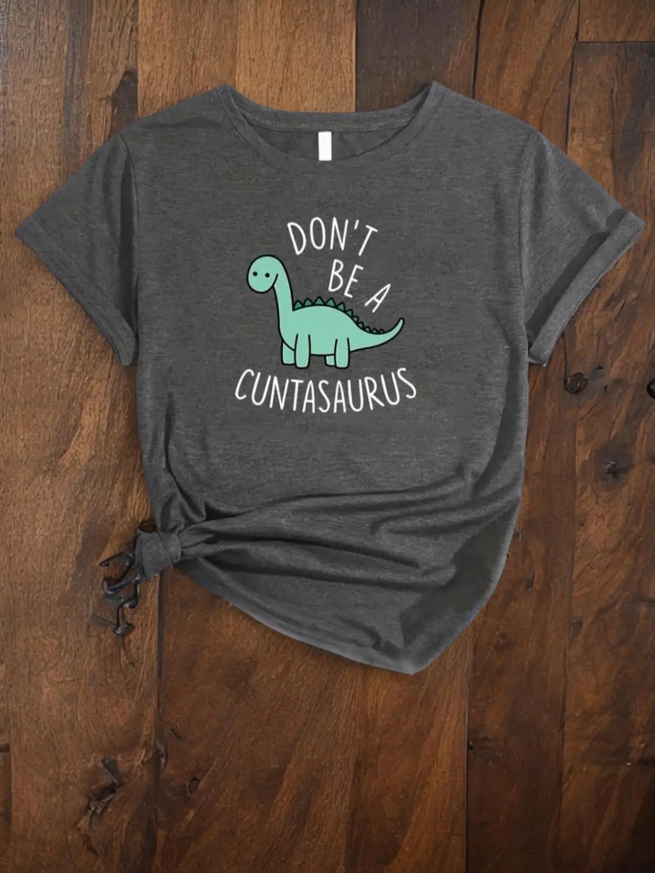Women'WB shield Dinosaur & Letter Print Short Sleeve Tee, Summer TNF Women, Casual Graphic T-Shirt for Summer, Women'WB...