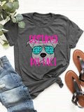Women'WB shield Dog & Letter Graphic Round Neck Short Sleeve Tee, Fashion Casual Crew Neck T-shirt for Daily Holiday...