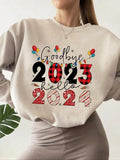 Women'WB shield Drop Shoulder Crew Neck Sweatshirt, Party Style Graphic Round Neck Pullover, Casual Long-Sleeve Crew Neck...