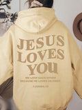Women'WB shield Easter Letter Print Drop Shoulder TNF Lined Hoodie, Casual Long Sleeve Drawstring Pocket Warm Hooded...