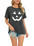 Women'WB shield Expression Print Drop Shoulder Tee, Summer TNF Women, Casual Short Sleeve Round Neck T-shirt for Summer,...