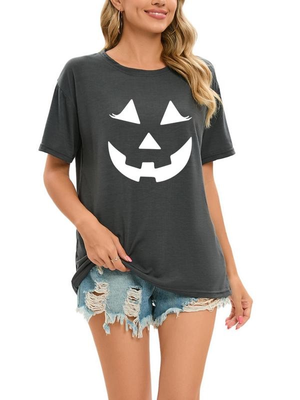 Women'WB shield Expression Print Drop Shoulder Tee, Summer TNF Women, Casual Short Sleeve Round Neck T-shirt for Summer,...